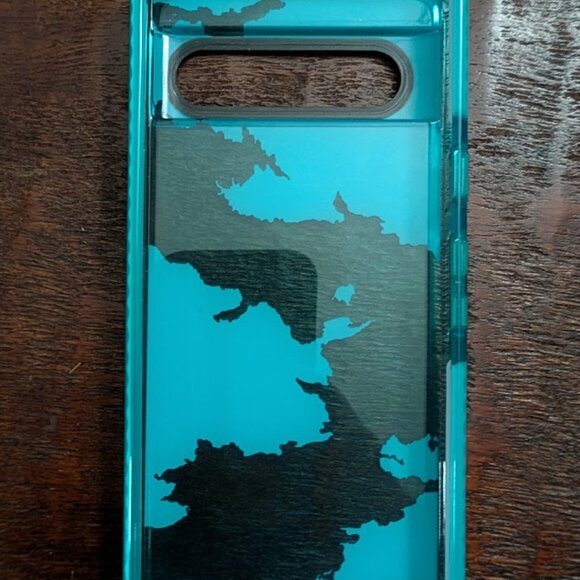 ToyCamp Phone case for Pixel 7 - Clear blue with pink and purple clouds - Picture 3 of 3